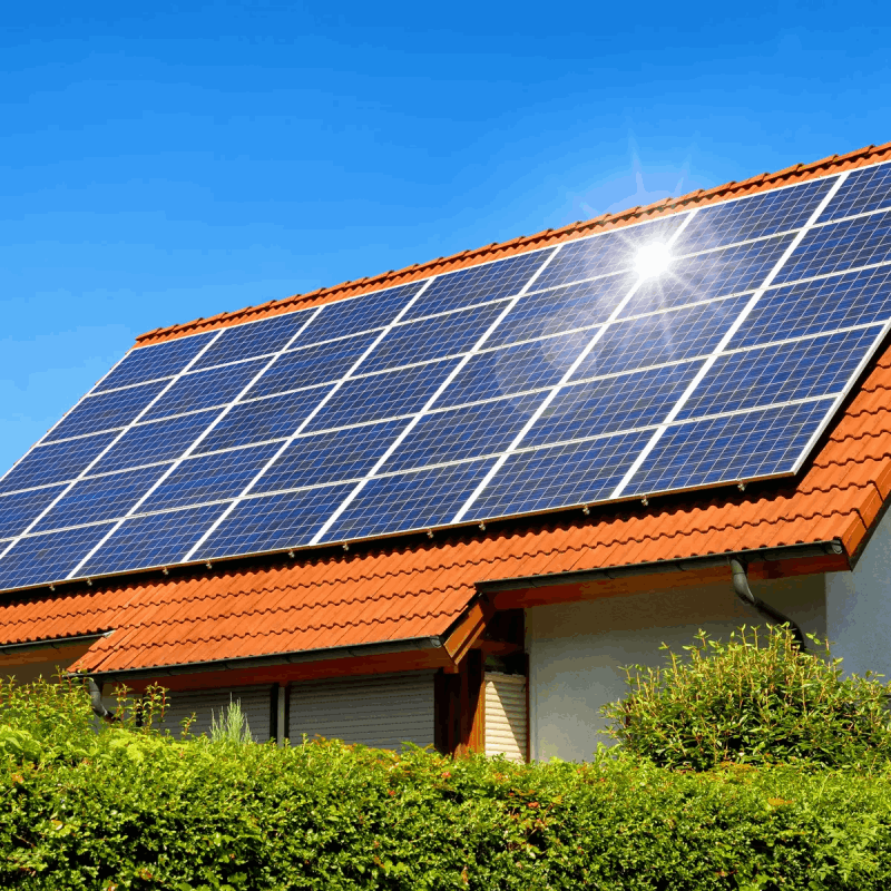 residential solar panel installation