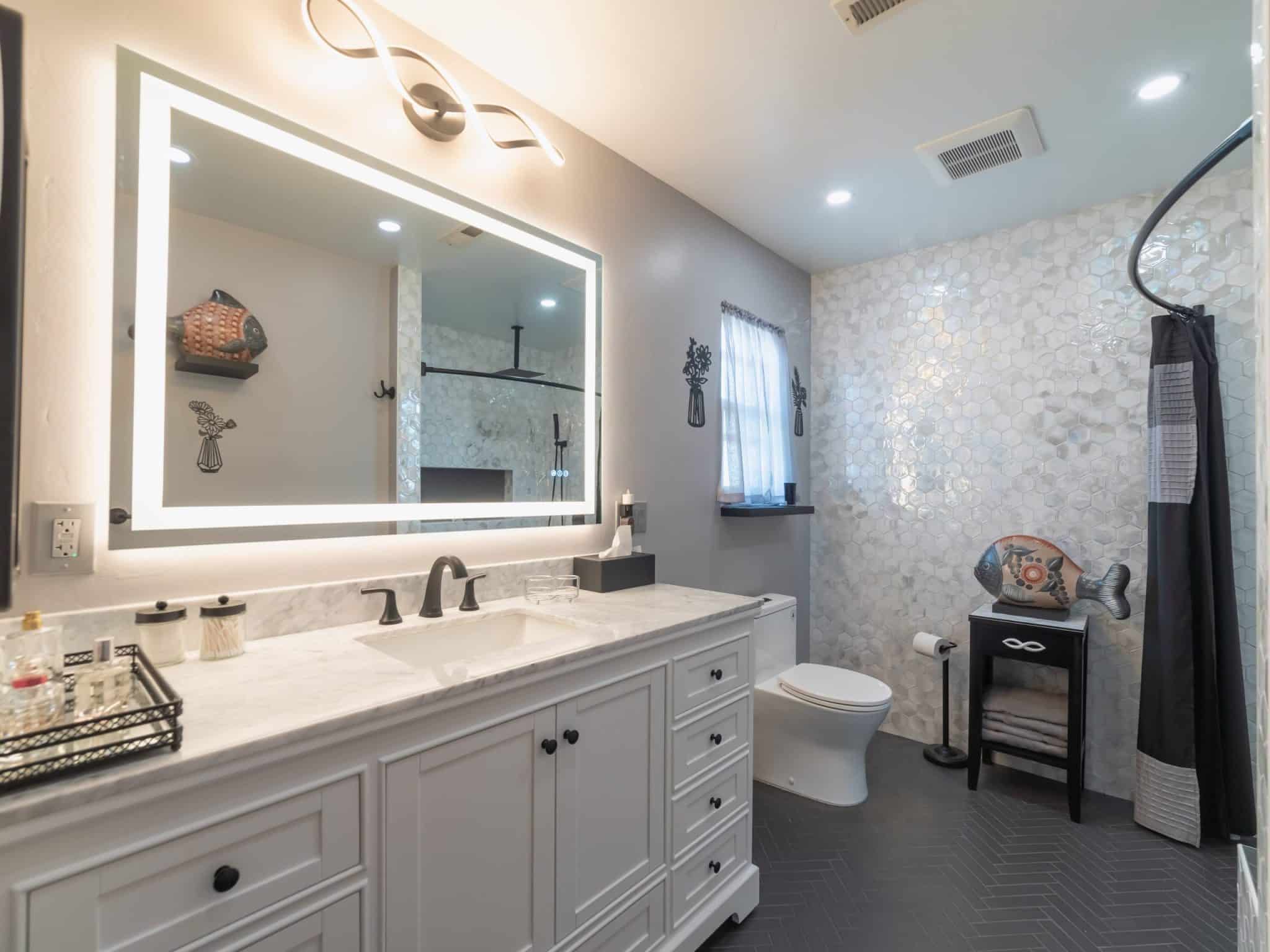 Bathroom remodeling project in walnut creek