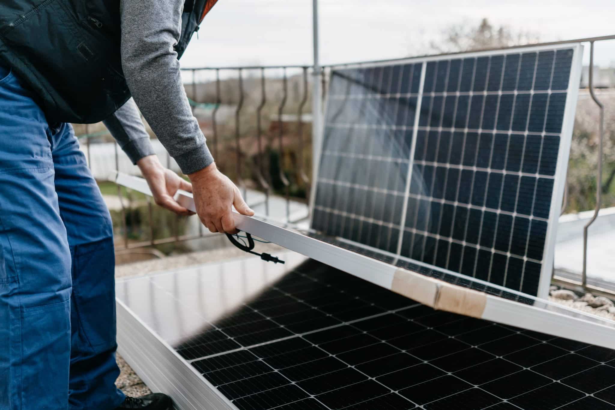 solar panel installation